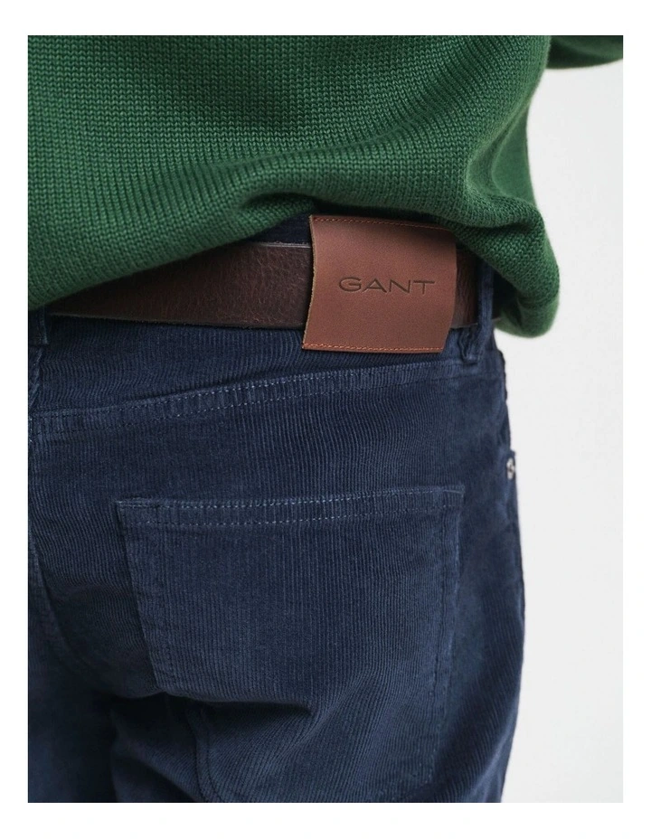 Slim Cord Jeans in Evening Blue image 3