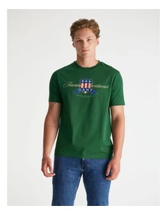 Graphic T-shirt in Forest Green