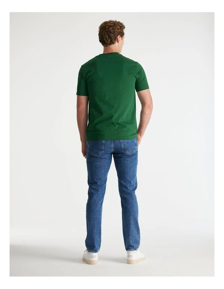 Graphic T-shirt in Forest Green image 2