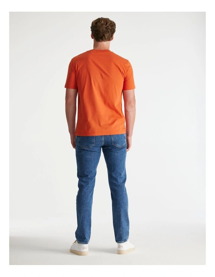 G-Badge T-shirt in Deep Orange image 2