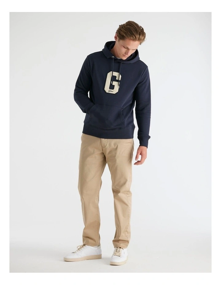 G Badge Hoodie in Evening Blue image 4