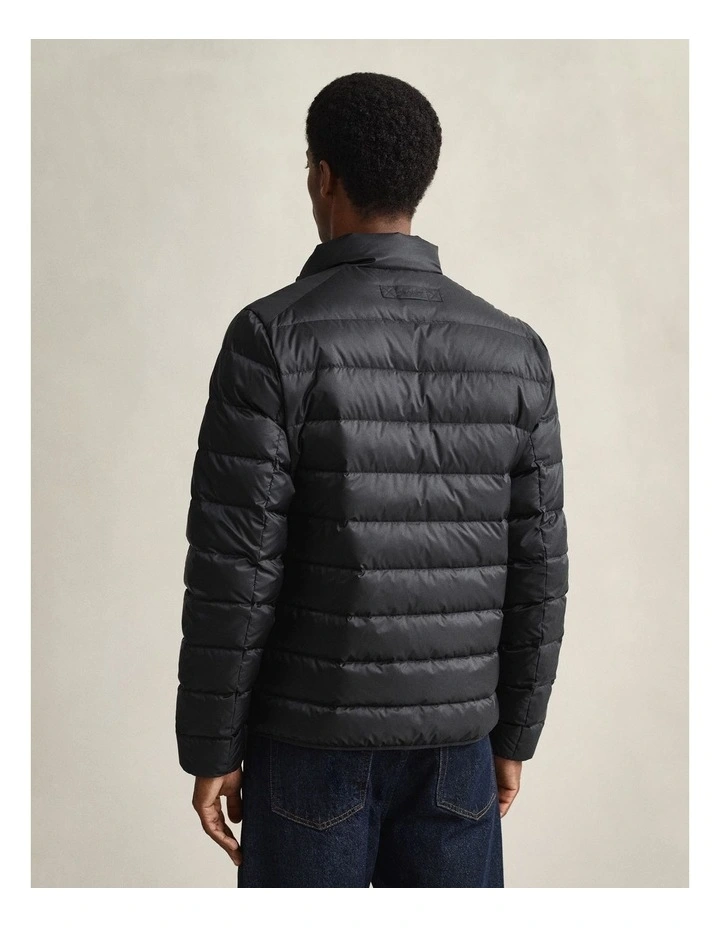 Light Down Jacket in Black image 3