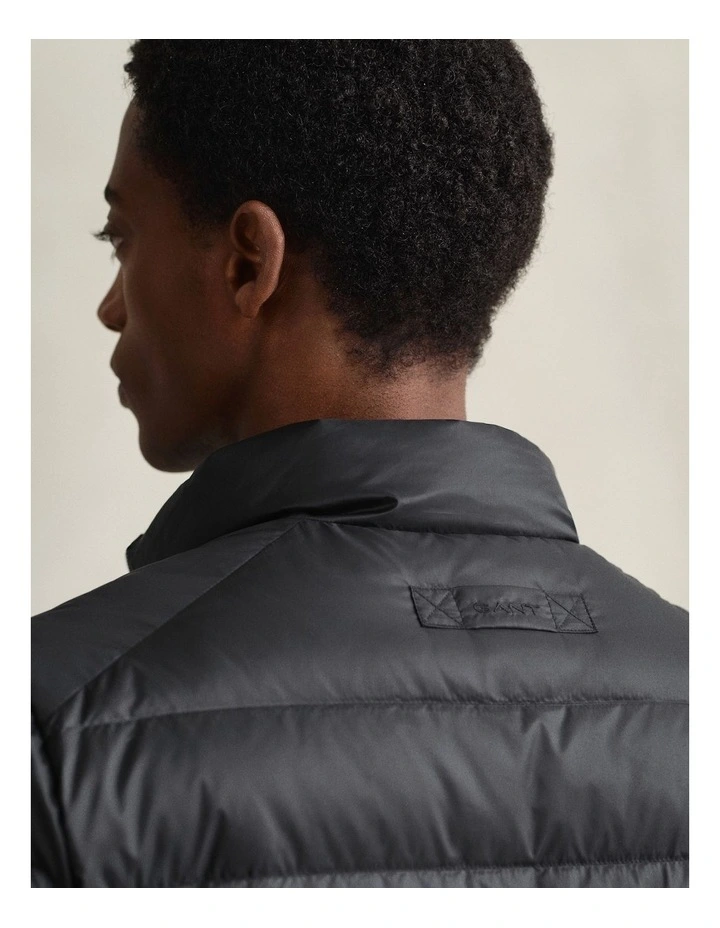 Light Down Jacket in Black image 4