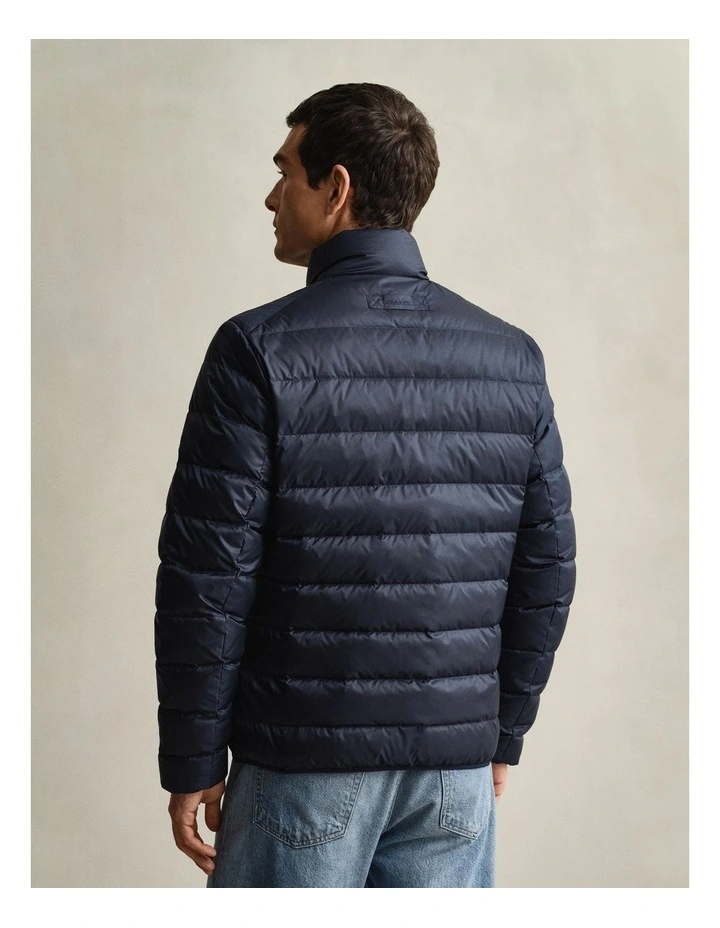 Light Down Jacket in Evening Blue image 3