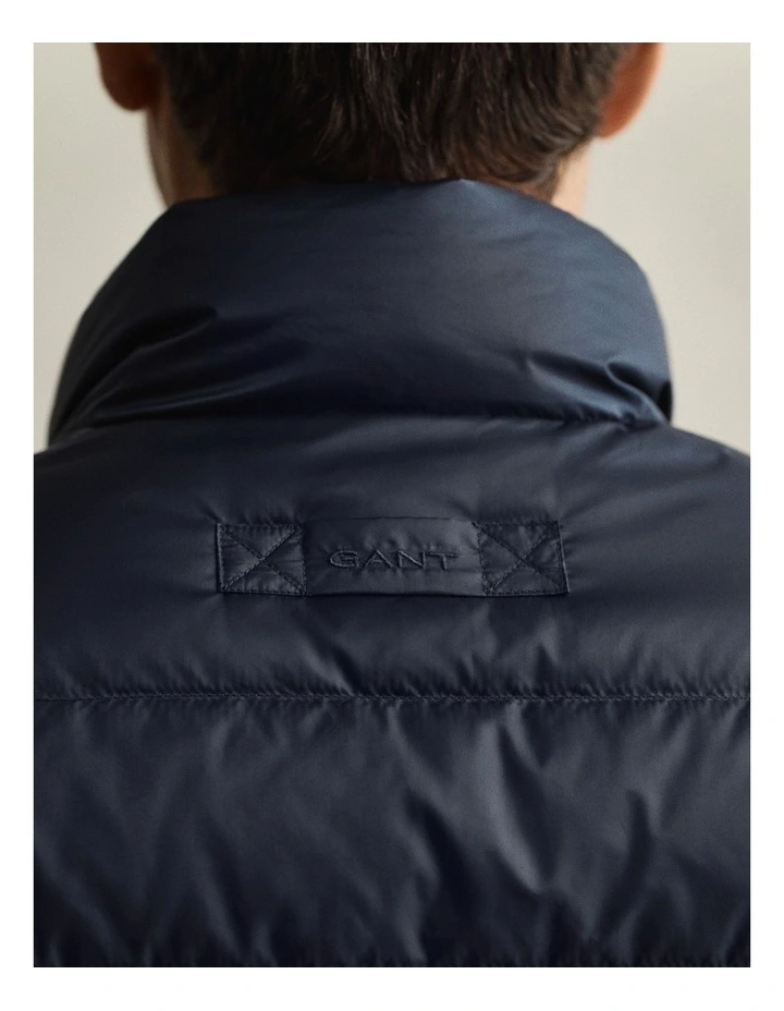 Light Down Jacket in Evening Blue image 4
