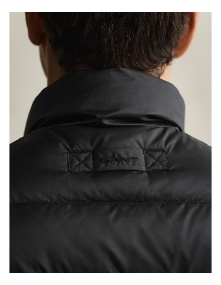 Light Down Vest in Black image 4