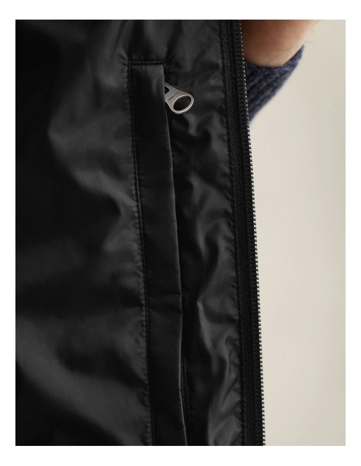 Light Down Vest in Black image 5