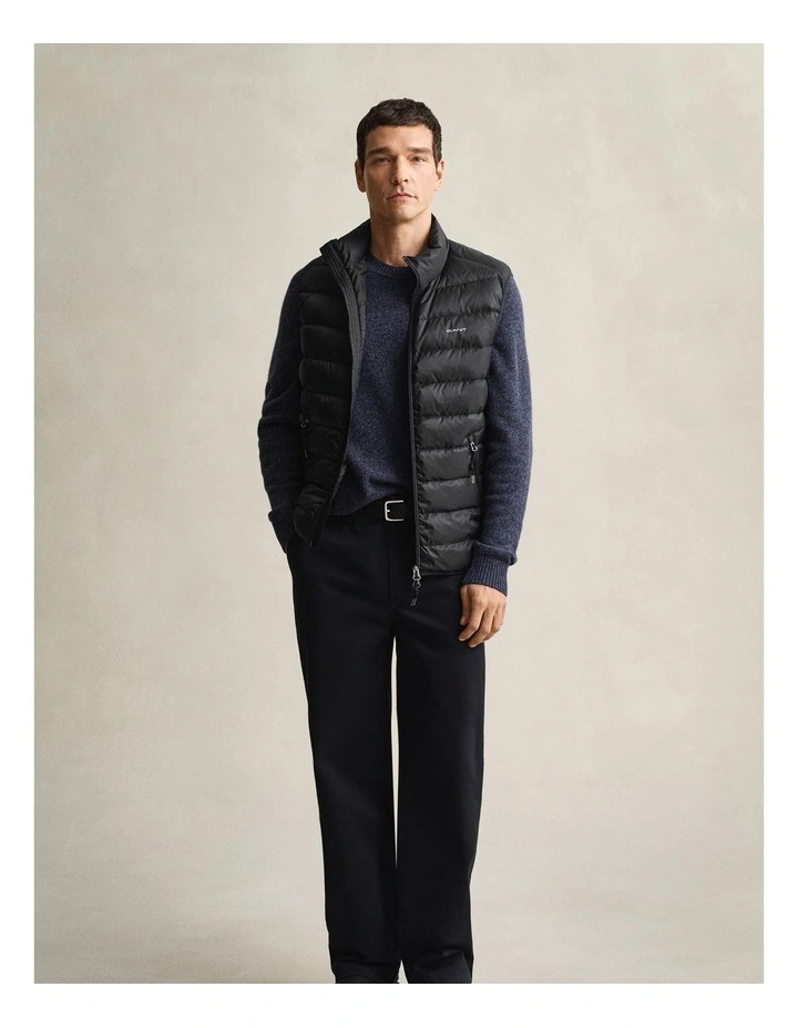 Light Down Vest in Black image 6