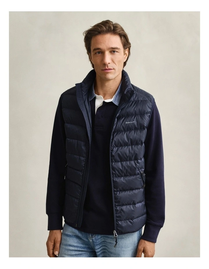 Light Down Vest in Evening Blue image 1