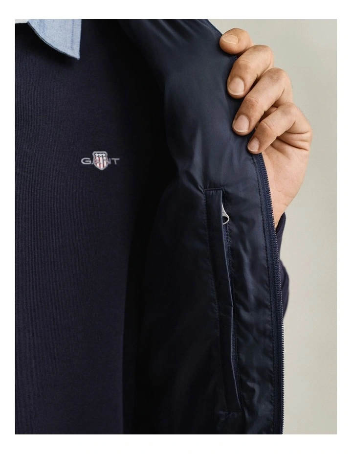Light Down Vest in Evening Blue image 5