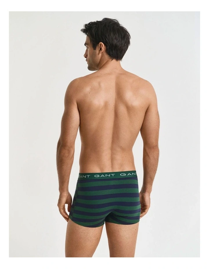 Striped 3-Pack Trunk in Forest Green image 3