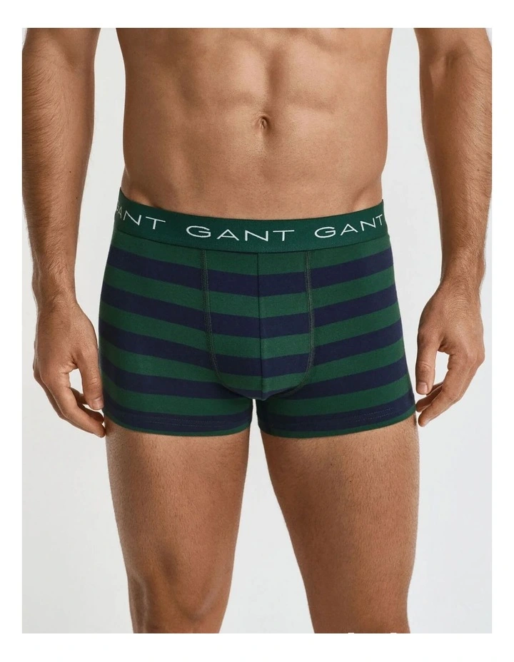 Striped 3-Pack Trunk in Forest Green image 4