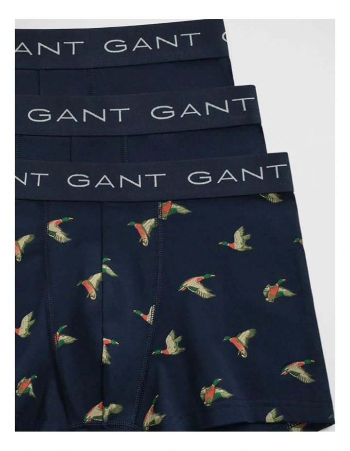 3 Pack Duck Print Trunk in Marine image 2