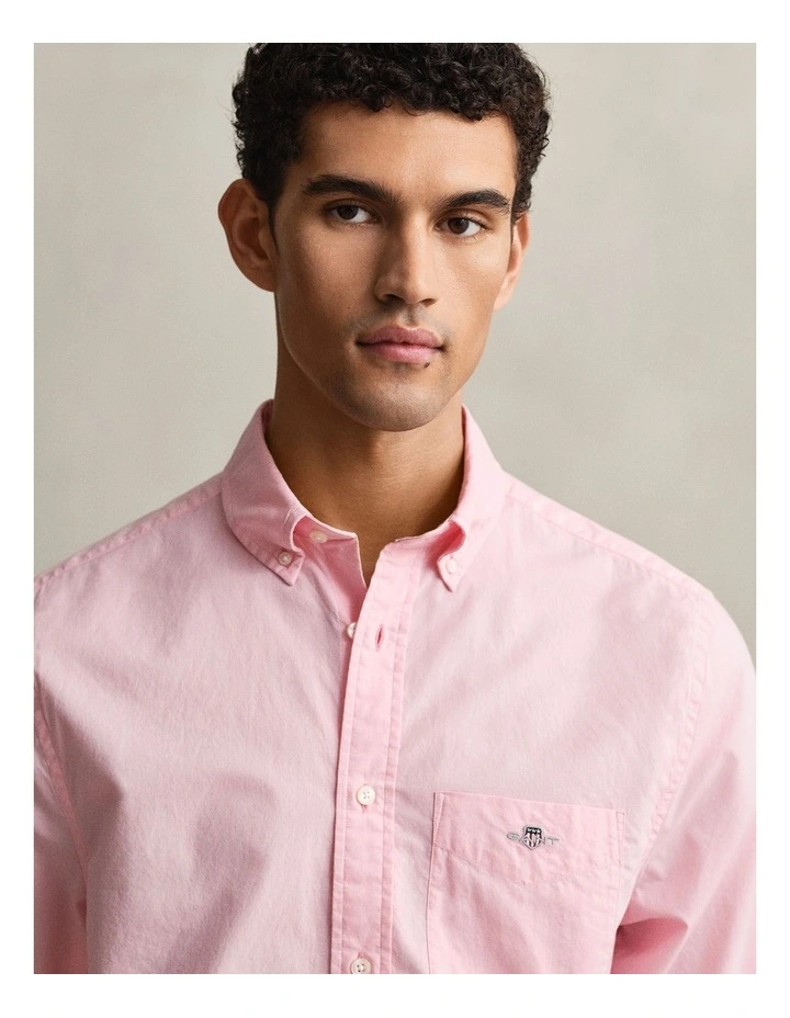GANT 3000100 REG POPLIN SHIRT WASHED PINK image 5