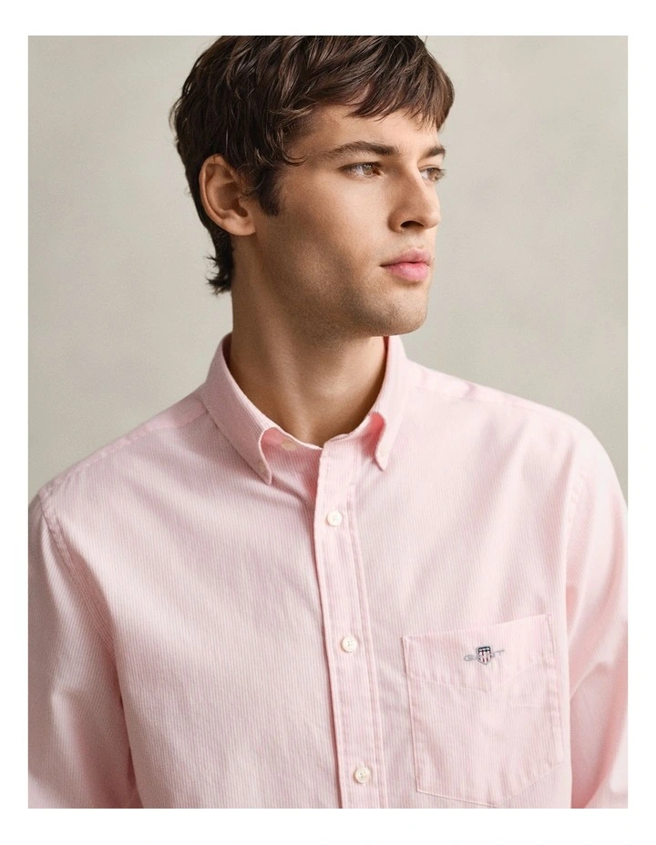 GANT 3000140 REG POPLIN BANKER BD WASHED PINK image 5
