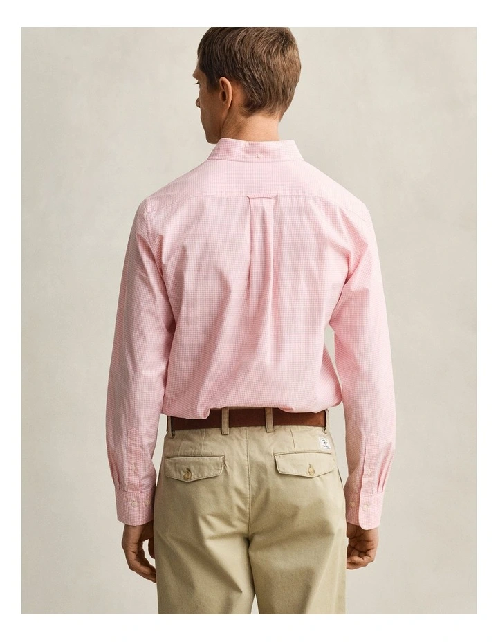 GANT 3000150 REG CLASSIC POPLIN GINGHAM SHI WASHED PINK image 2