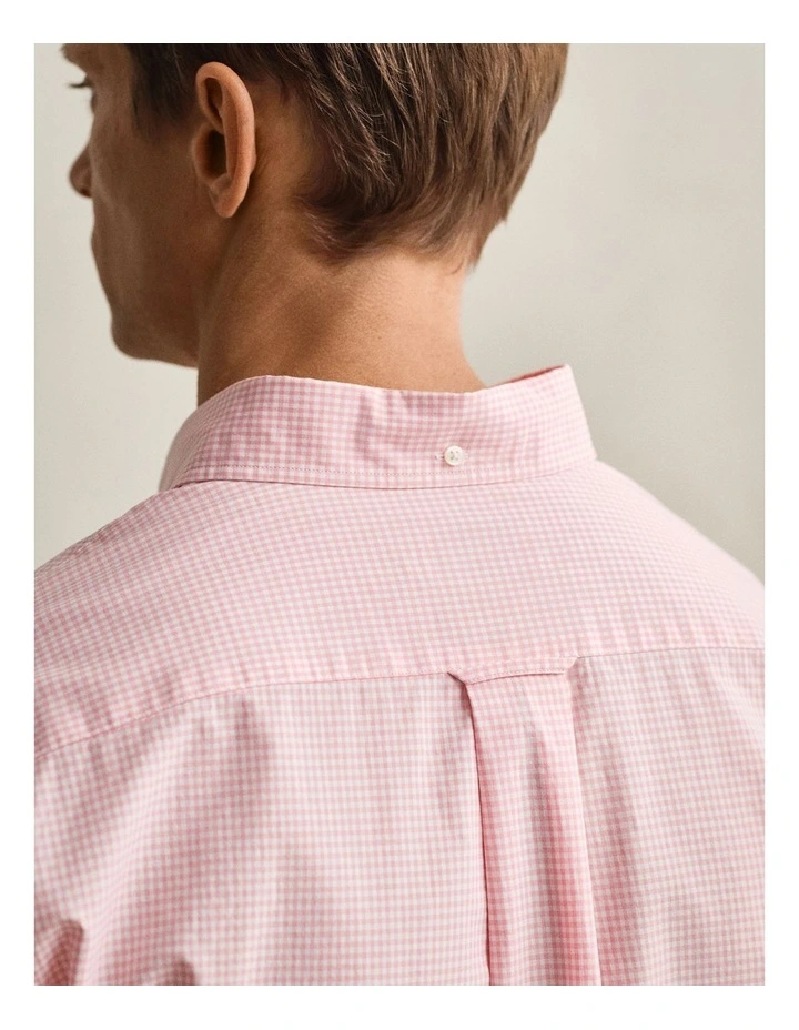 GANT 3000150 REG CLASSIC POPLIN GINGHAM SHI WASHED PINK image 4