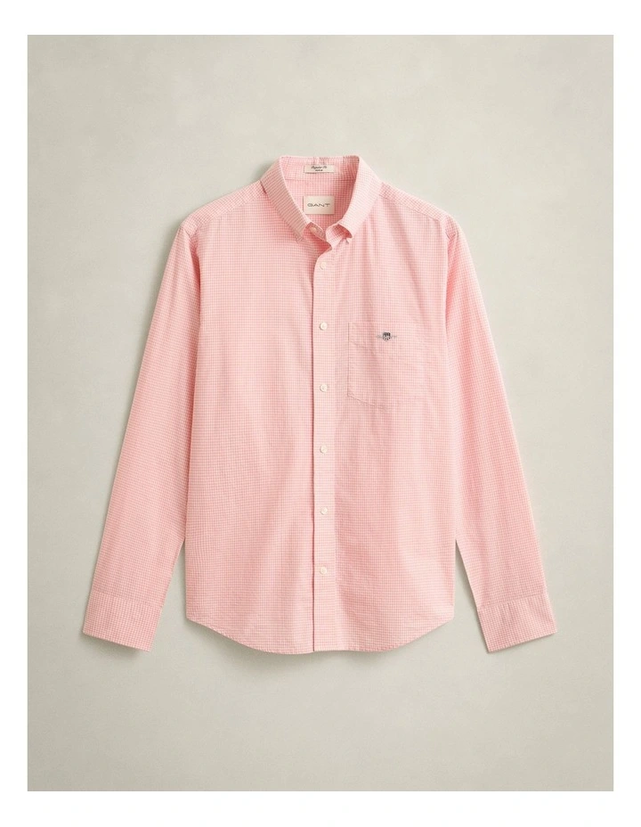 GANT 3000150 REG CLASSIC POPLIN GINGHAM SHI WASHED PINK image 6