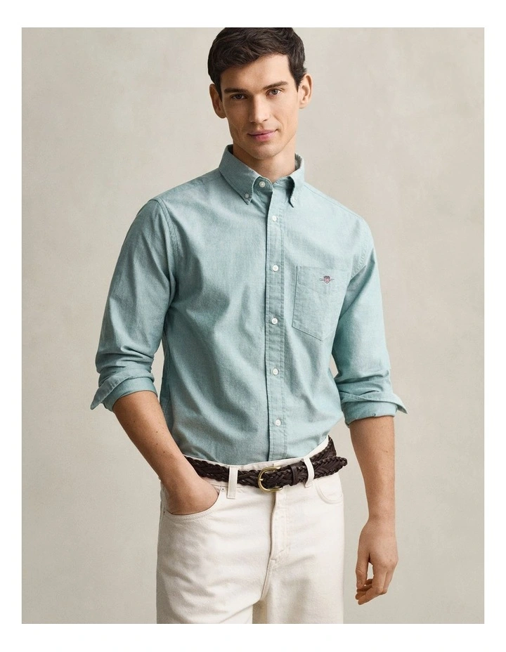 GANT 3000200 REG OXFORD SHIRT BOTANICAL HUE image 1