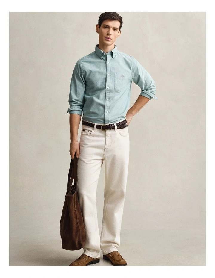 GANT 3000200 REG OXFORD SHIRT BOTANICAL HUE image 3
