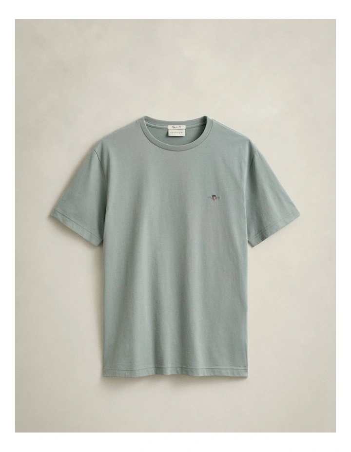 Regular Fit Shield T-Shirt in Ceramic Grey image 5