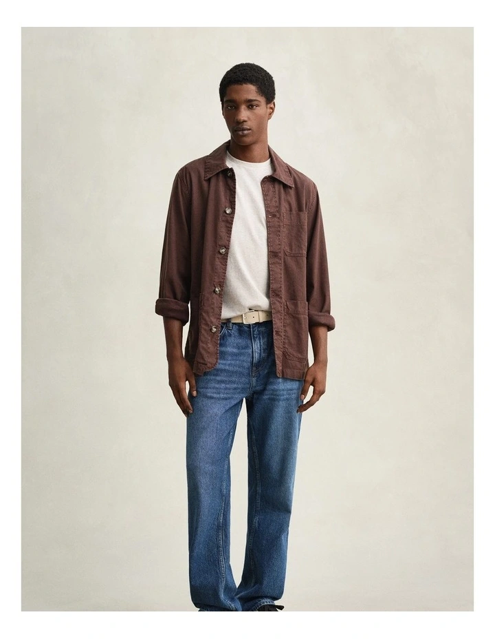Regular Fit Shield T-Shirt in Seed Melange image 4