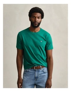 Regular Fit Shield T-Shirt in Botanical Hue