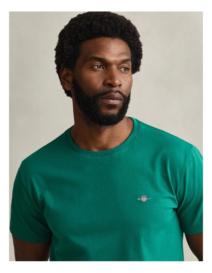 Regular Fit Shield T-Shirt in Botanical Hue image 3