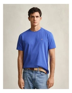 Regular Fit Shield T-Shirt in Royal Blue