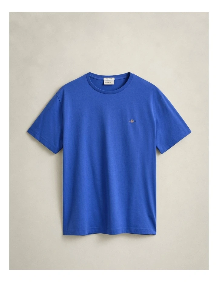 Regular Fit Shield T-Shirt in Royal Blue image 4