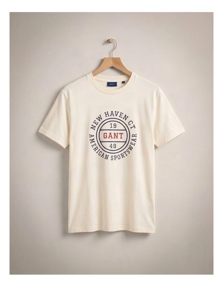 Graphic T-Shirt in Cream image 4