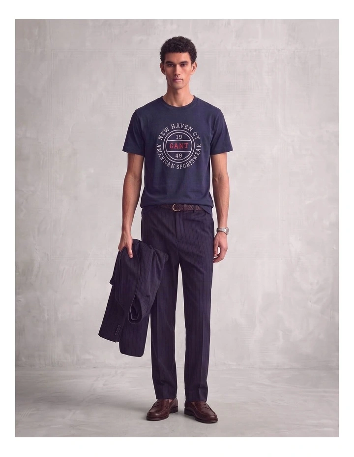Graphic T-Shirt in Evening Blue image 3