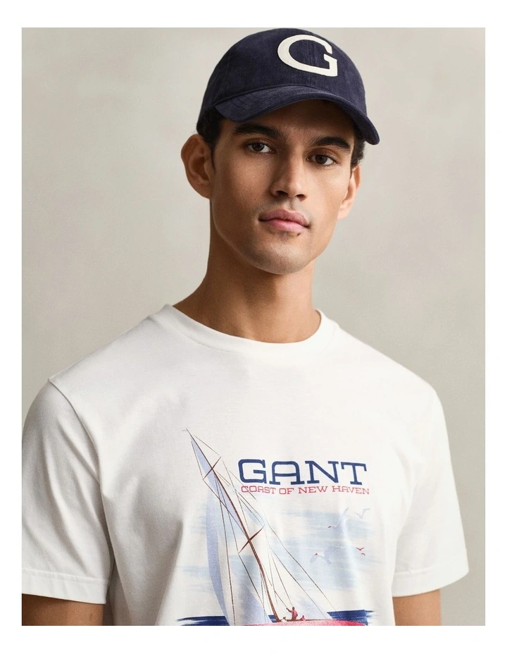 Graphic T-Shirt in Eggshell image 3