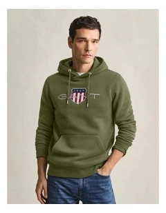 Shield Hoodie in Dry Herb Green