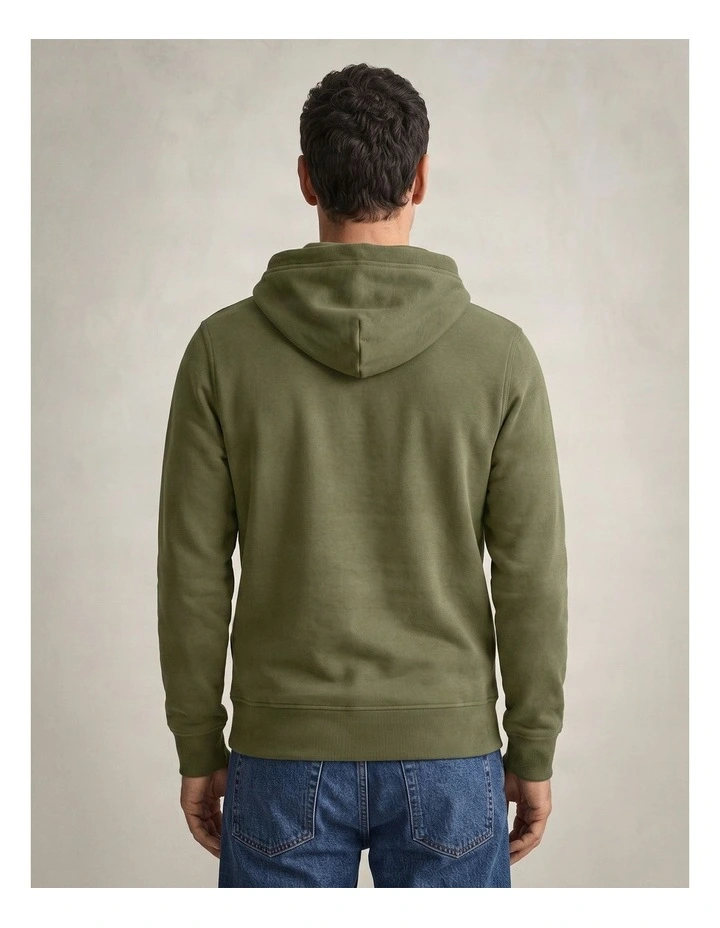 Shield Hoodie in Dry Herb Green image 2