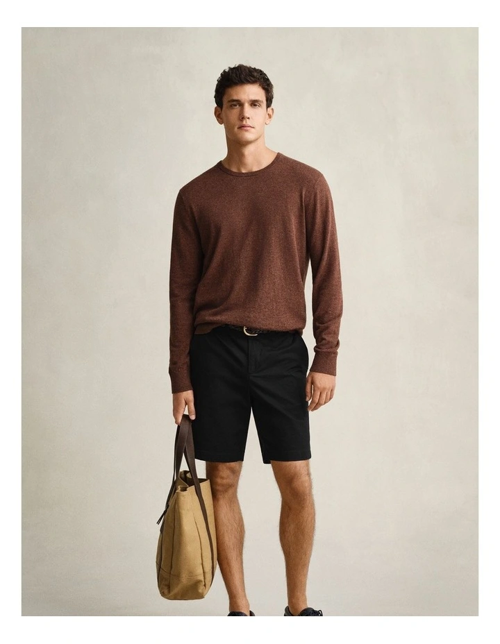 Classic Chino Shorts in Black image 3