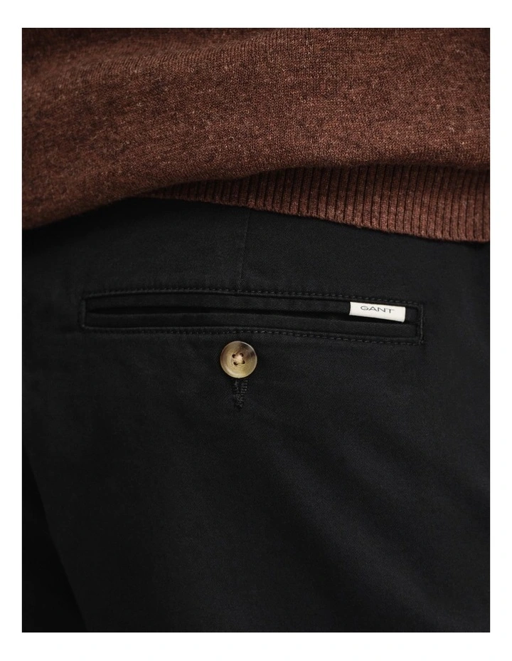 Classic Chino Shorts in Black image 4