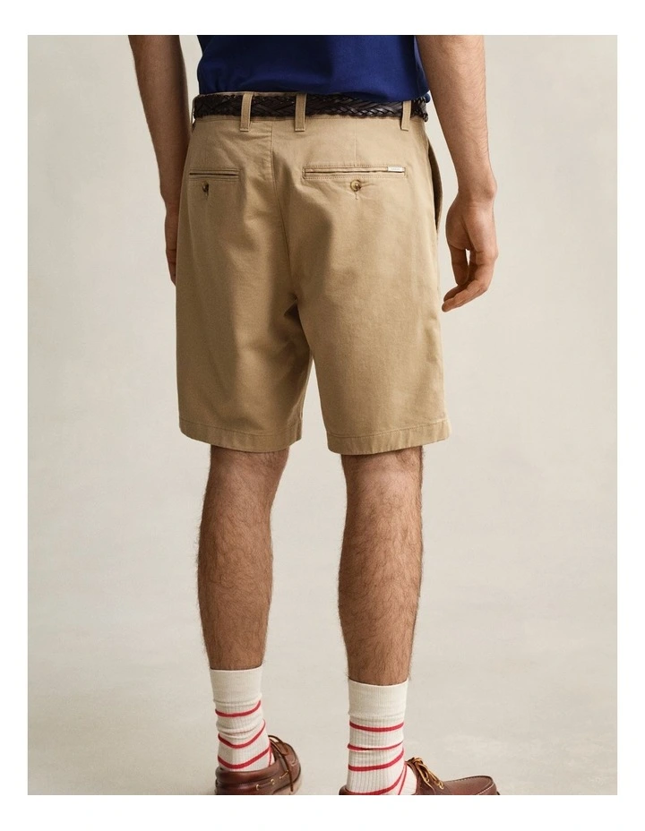 Classic Chino Shorts in Dark Khaki image 2