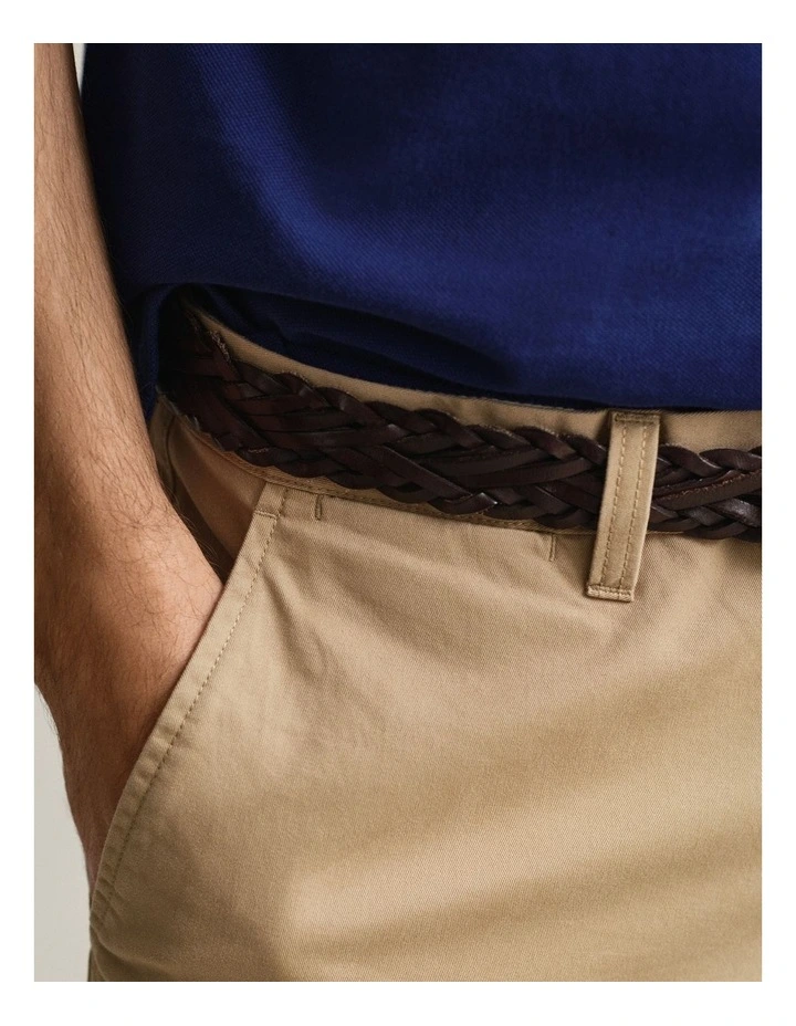 Classic Chino Shorts in Dark Khaki image 3