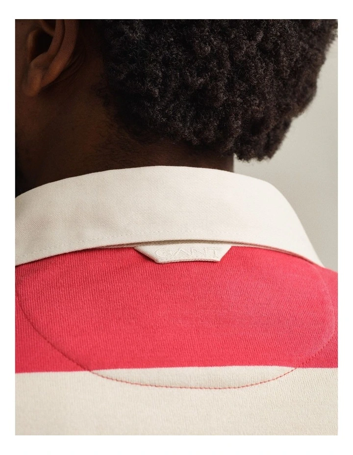 Striped Rugger in Creamed White image 4