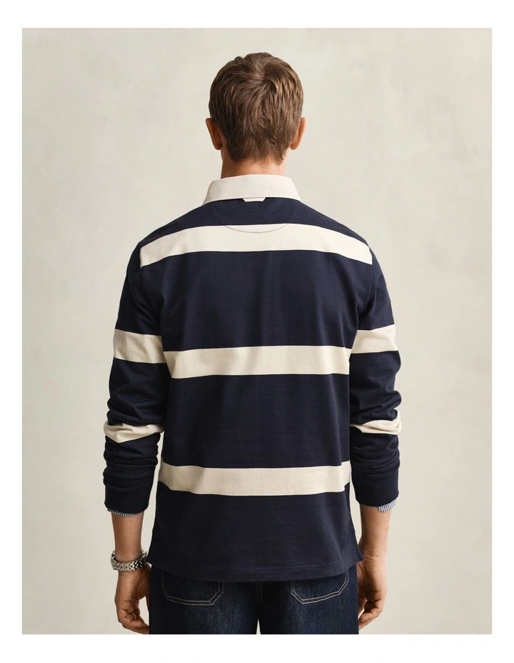 Striped Rugger in Evening Blue image 2