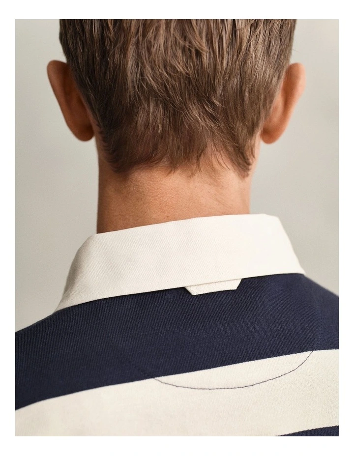 Striped Rugger in Evening Blue image 4