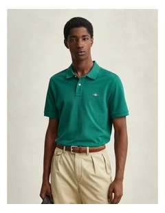 Regular Fit Polo Shirt in Botanical Hue