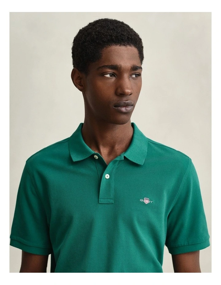 Regular Fit Polo Shirt in Botanical Hue image 3