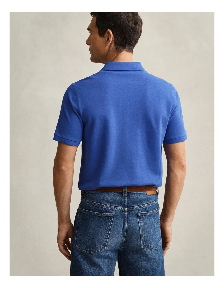 Regular Fit Polo Shirt in Royal Blue image 2