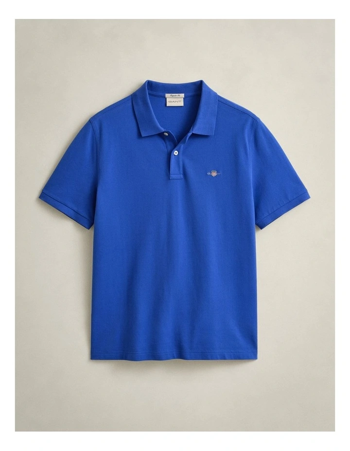 Regular Fit Polo Shirt in Royal Blue image 5