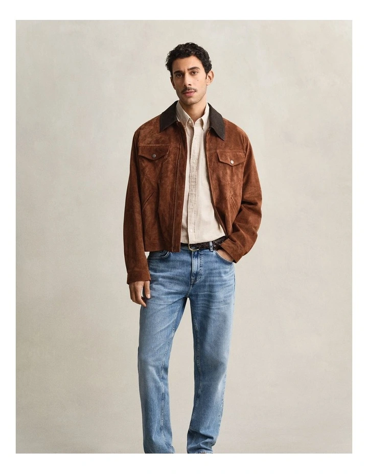 Linen Blend Shirt in Oat Beige image 5
