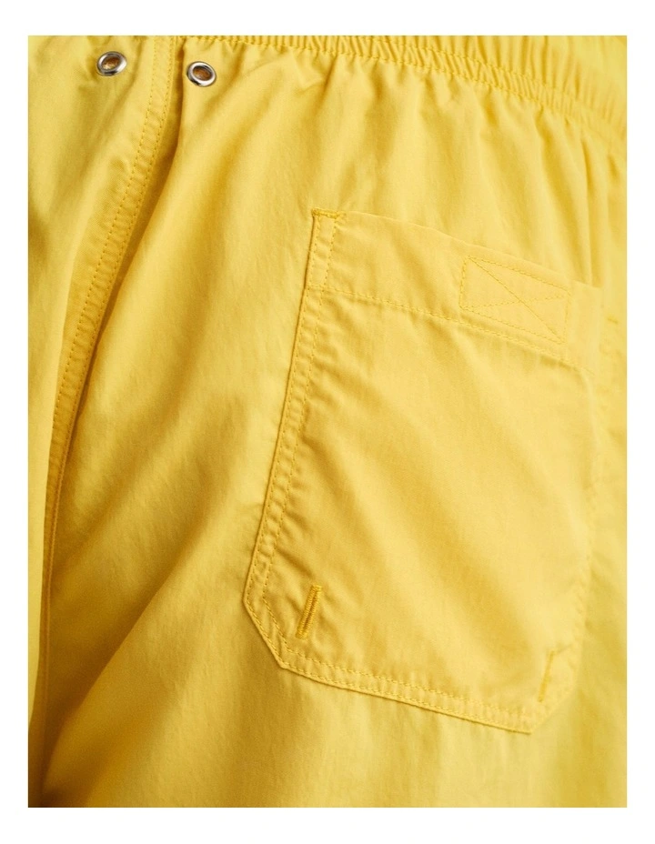 Swim Shorts in Mustard Yellow image 3