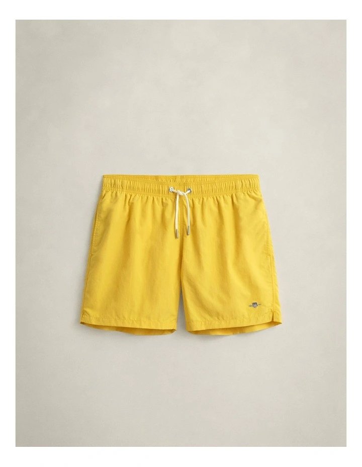 Swim Shorts in Mustard Yellow image 6