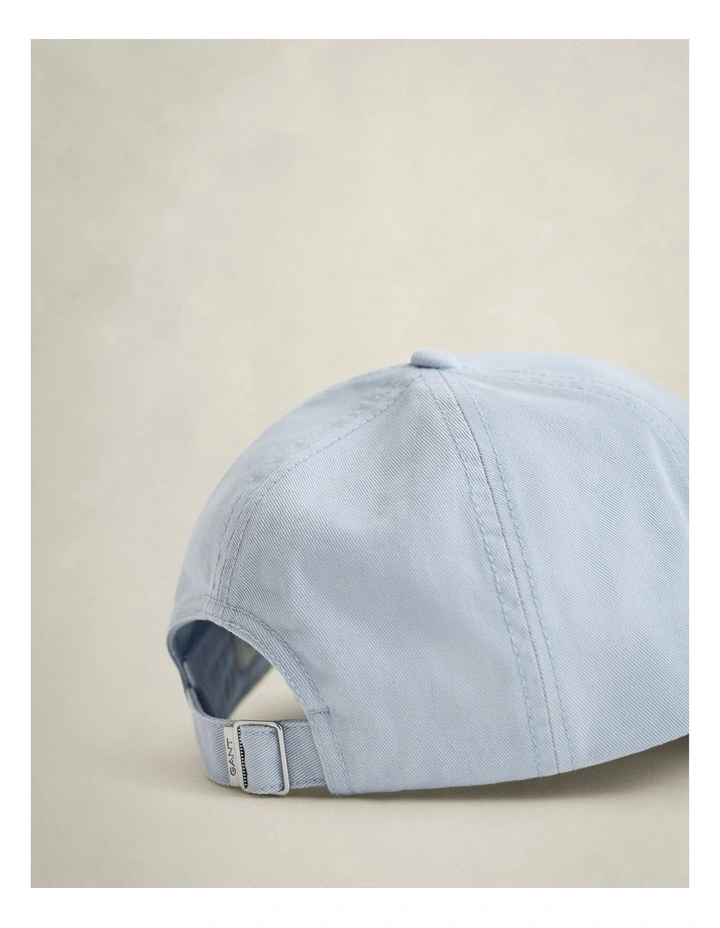 Shield Cotton Twill Cap in Muted Blue image 2